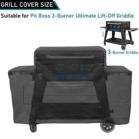 ZJYWSCH Sierra 3 Burner cover guards your grill against dust and wind.