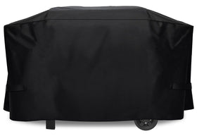 ZJYWSCH Weber Slate 28-inch griddle cover in waterproof fabric shields your grill from rain and snow.