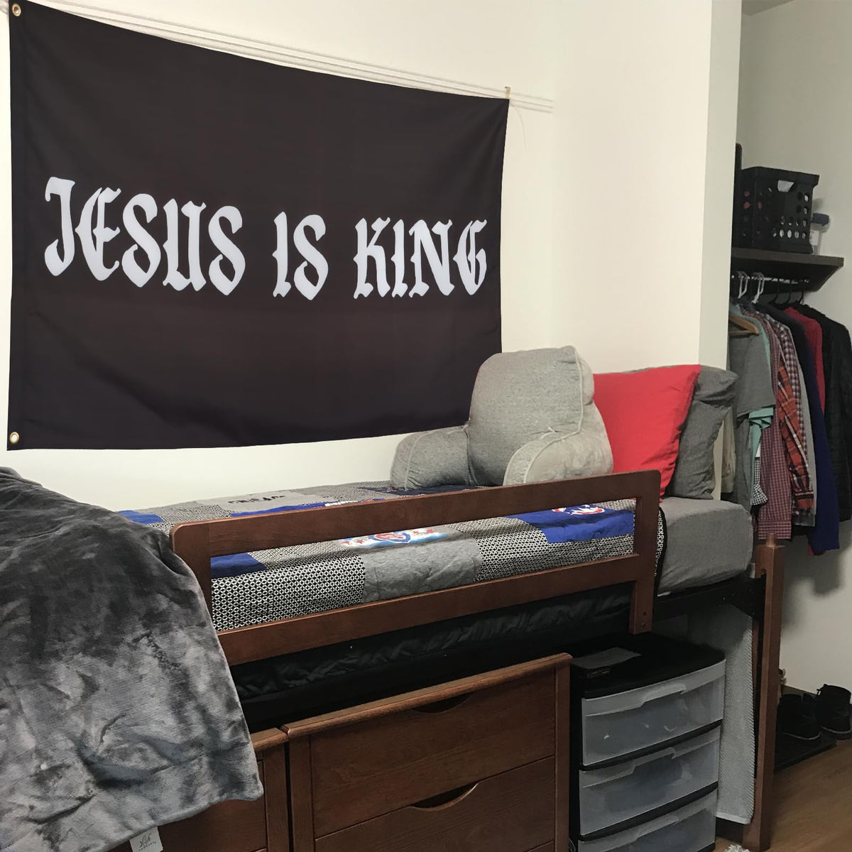 ZKflager dorm room flag for wall decor and easy hanging