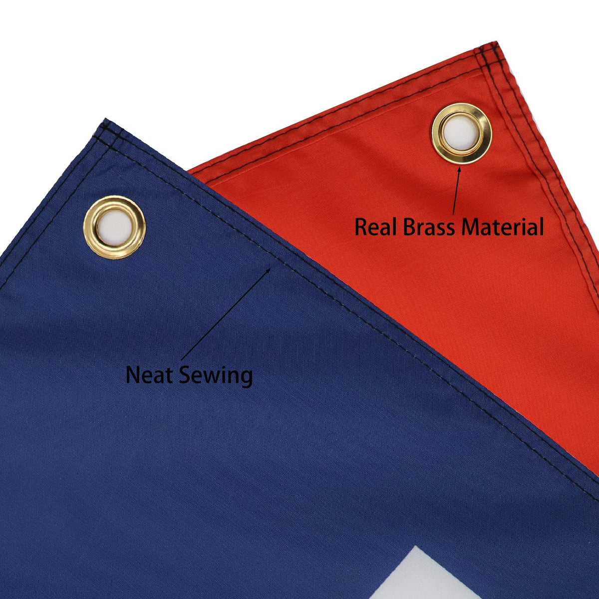 ZKflager flag with reinforced edges and grommets for easy hanging indoors or outdoors