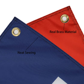 ZKflager flag with reinforced edges and grommets for easy hanging indoors or outdoors