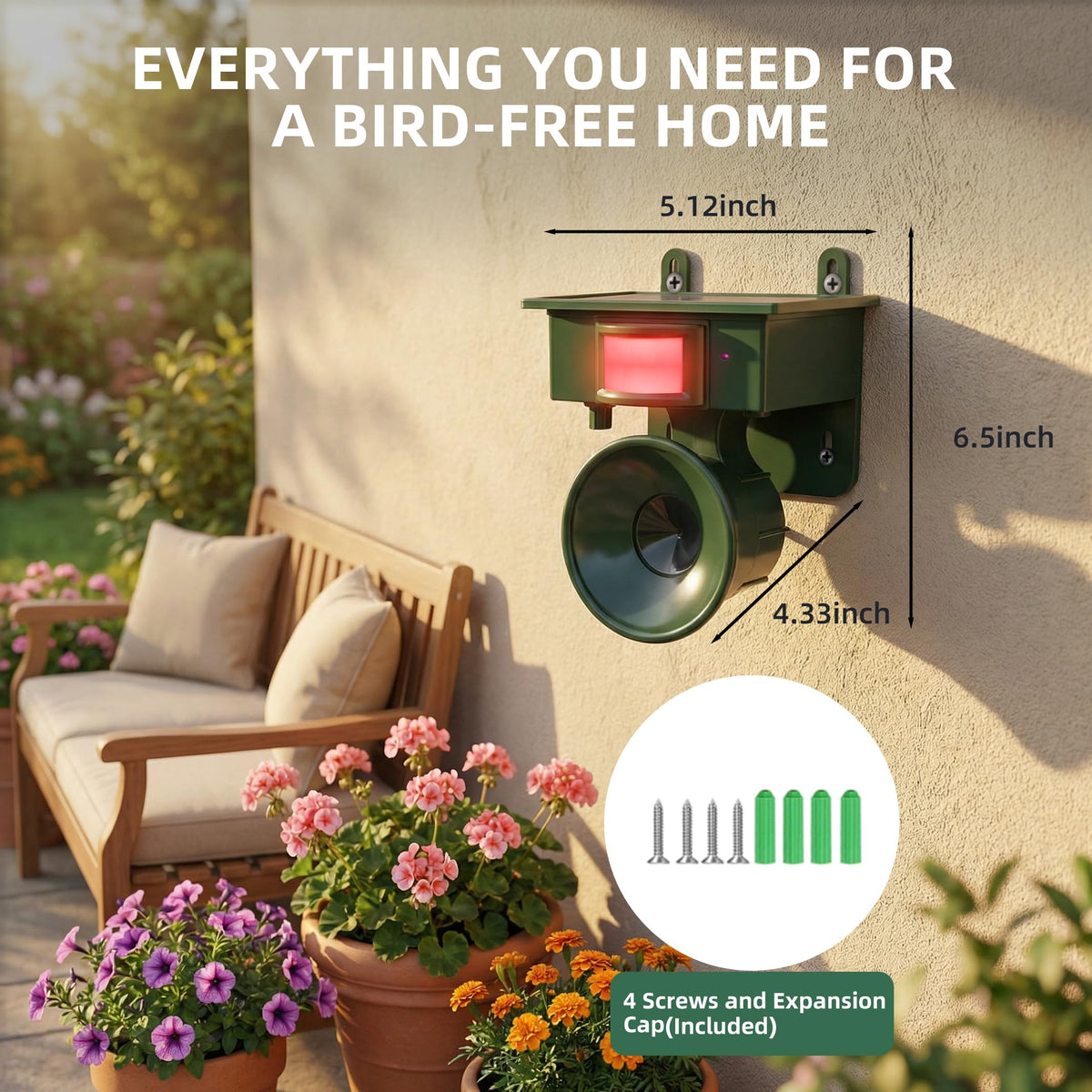 ZLieatmp coverage up to 5000 sq ft for yard protection