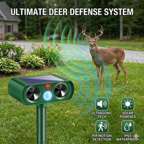 ZLieatmp Deer deterrent perimeter installation clarifies boundary lines to keep deer away