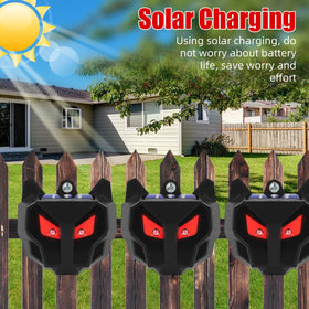 Easy fence or post mounting covers wide angles