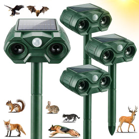ZLieatmp solar animal repellent outdoor deters wildlife around your yard