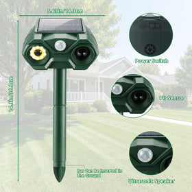 ZLieatmp device with multiple ultrasonic modes for deterrence