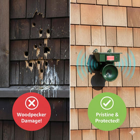 ZLieatmp bird repeller side angle extends coverage for yards