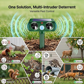 ZLieatmp Sonic Fortress Pro motion sensor detects intruders up to 25 feet for proactive deterrence
