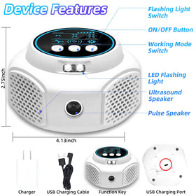 ZLieatmp Two-pack mouse deterrent provides scalable indoor protection.