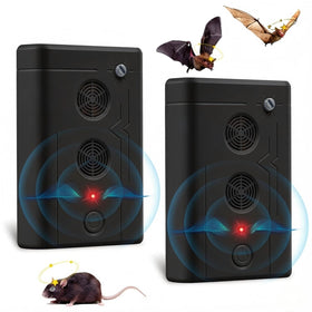 ZLieatmp Ultrasonic Bat Repeller pack front view quietly protects attic spaces