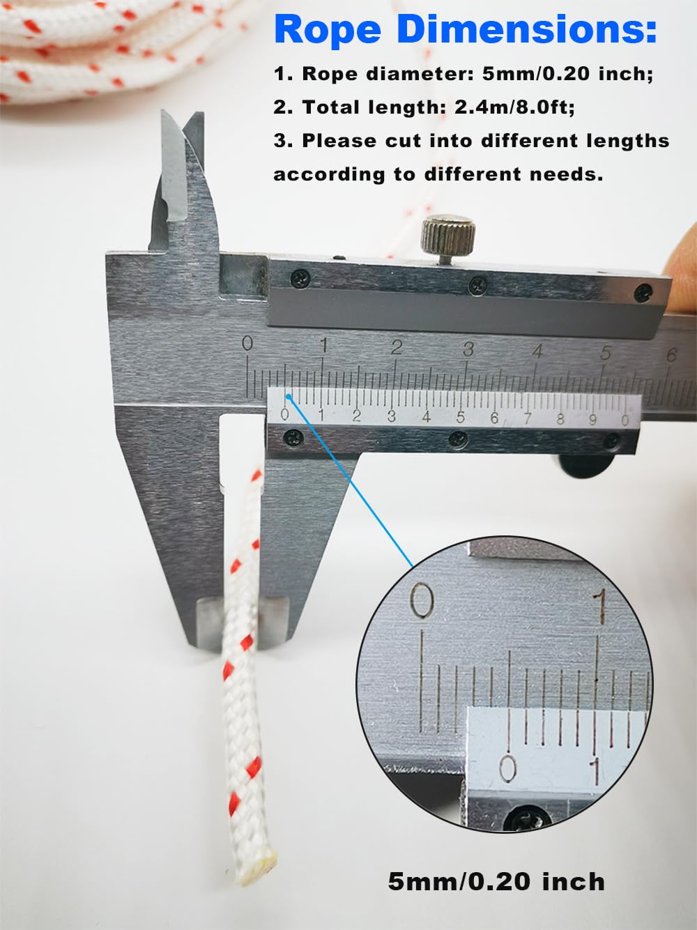 ZLKSKER high-strength polyester rope shown for durable pulls.