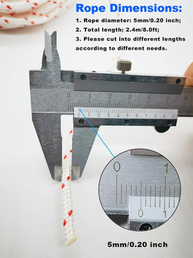ZLKSKER high-strength polyester rope shown for durable pulls.