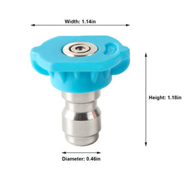 ZLKSKER quick-connect 1-4inch compatibility with most pressure washers.