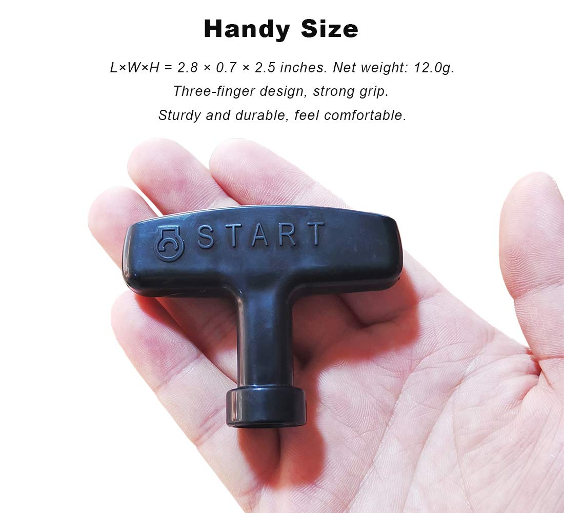 ZLKSKER rope-hole detail shows 6mm compatibility for starter ropes.
