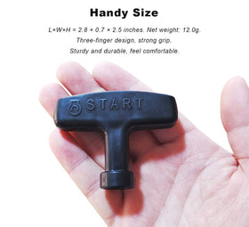 ZLKSKER rope-hole detail shows 6mm compatibility for starter ropes.