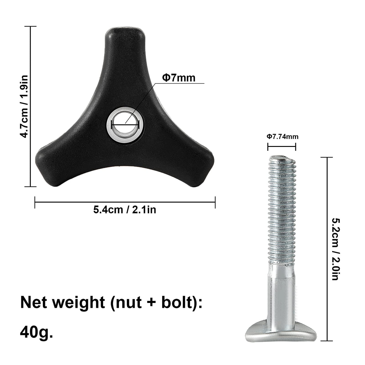 ZLKSKER triangular nut design eases tool-free installation