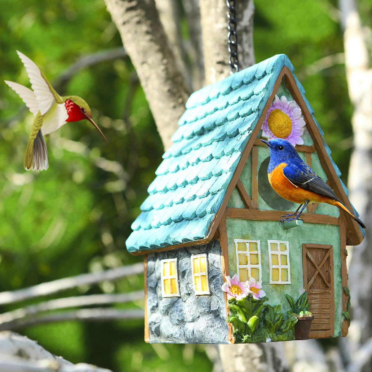 ZLSZTMI outdoor nesting box supporting wild birds in your yard