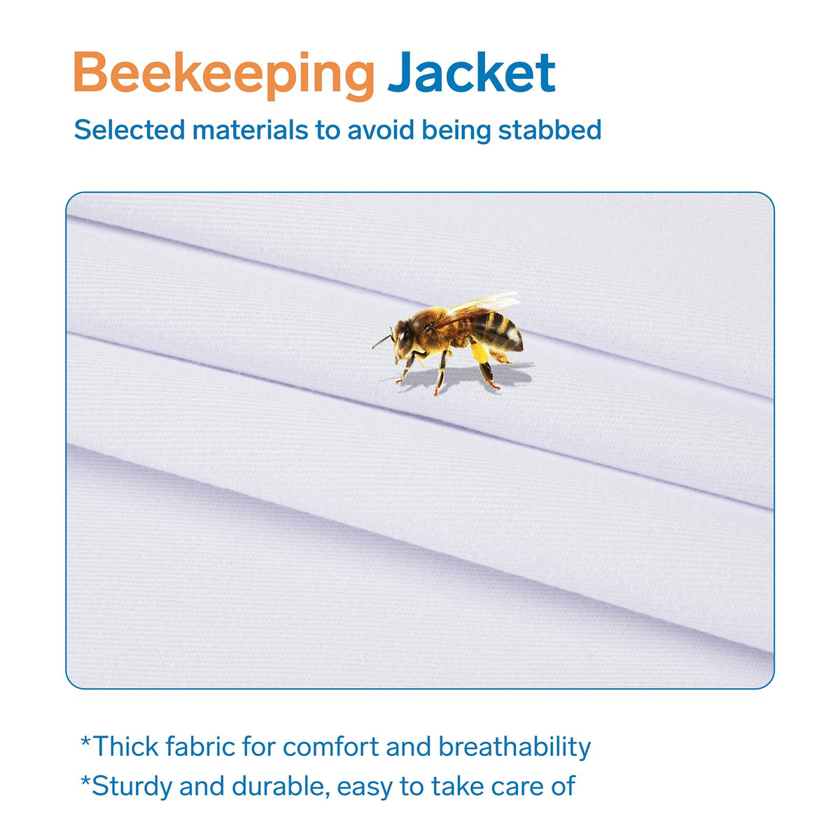 ZMHBKPS Bee Suit pockets and thumb loops keep gear secure during inspections.