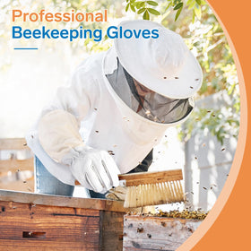 ZMHBKPS beekeeping gloves provide a comfortable fit for extended sessions.