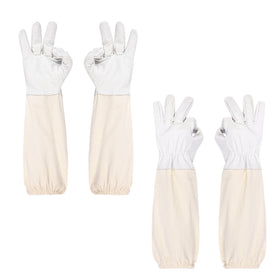 ZMHBKPS beekeeping gloves with goatskin palm for secure hive-tool grip