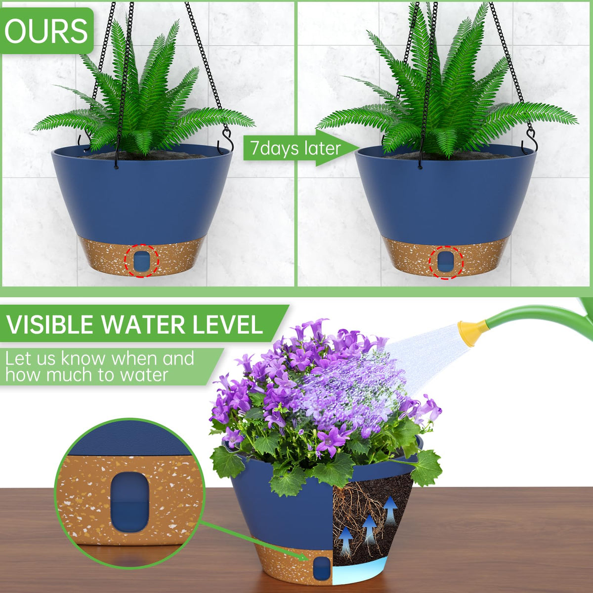 ZMTECH thick odorless plastic walls endure extreme conditions while protecting roots