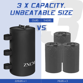ZNCMRR durable 500D PVC construction for weather ready use.