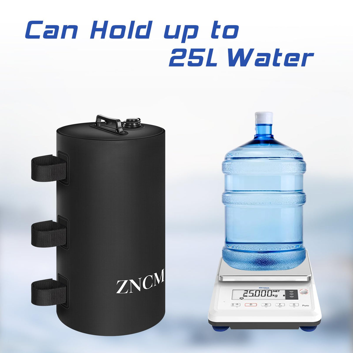 ZNCMRR hook and loop straps enable fast setup.