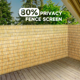 ZNCMRR easy-install reed screen with zip ties fits many fences quickly.