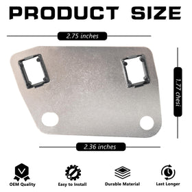ZNTVW small engine push rod guide metal fits compatible models.