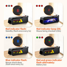 ZNZTO Electric Mouse Trap 2-Pack indoor wall placement for effective coverage.