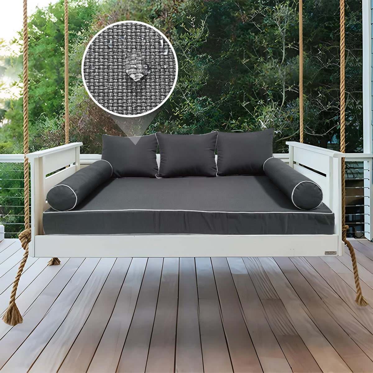 ZOALXZNT machine-washable cover offers easy care and quick refresh.