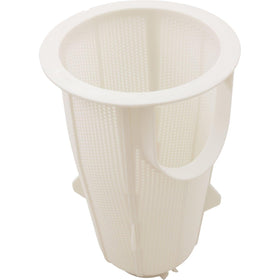 Zodiac debris filter basket front view; traps debris for cleaner pool water.