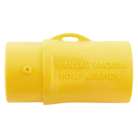 Side view of Zodiac vacuum head adaptor enabling tighter corner access