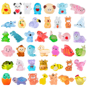 ZODUXI glow mini resin animals duck for day-and-night decor.