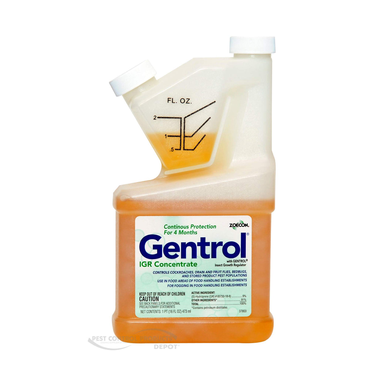 ZOECON Gentrol IGR concentrate bottle for home pest control and safe application.