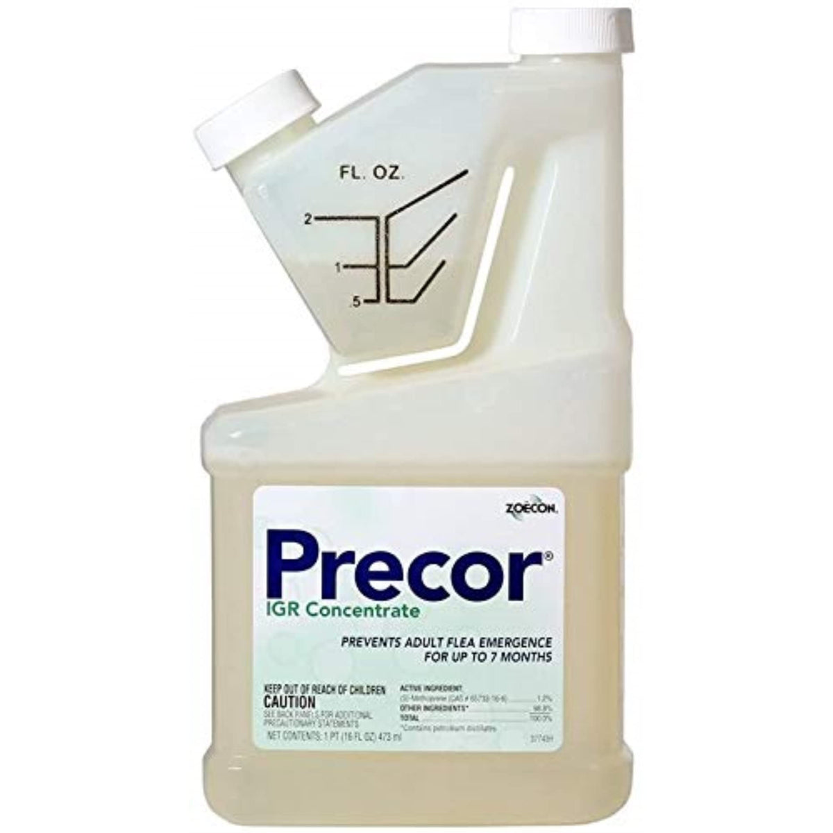 ZOECON Precor IGR spray application image emphasizing indoor treatment.