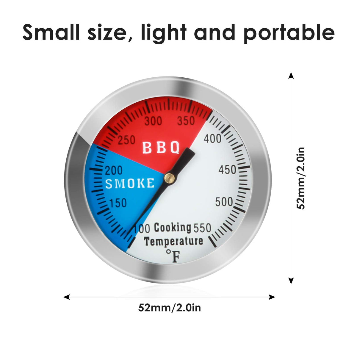 ZOEDO 2-pack thermometer for reliable smoking and barbecuing