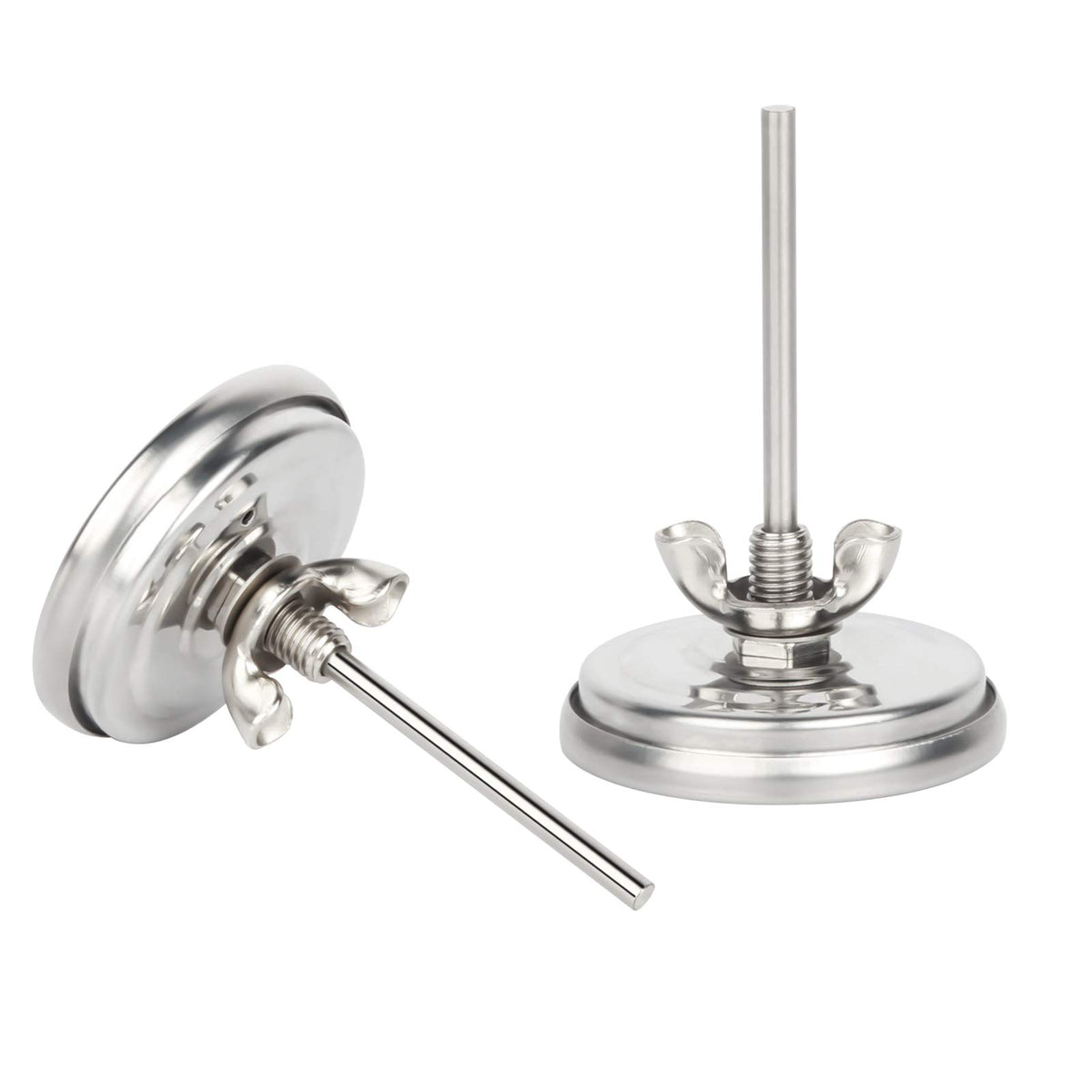 ZOEDO stainless steel body provides durable, easy-to-clean grill gauge