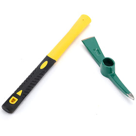 ZOENHOU plastic-coated fiberglass handle offers a sturdy grip in wet conditions.