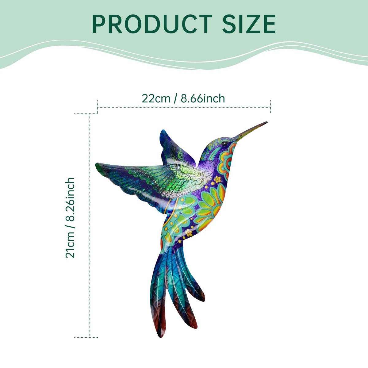 Zoihet 3D color hummingbird wall art adds lifelike motion to outdoor walls