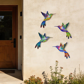 Zoihet hummingbird wall art decor enhances living rooms or entryways
