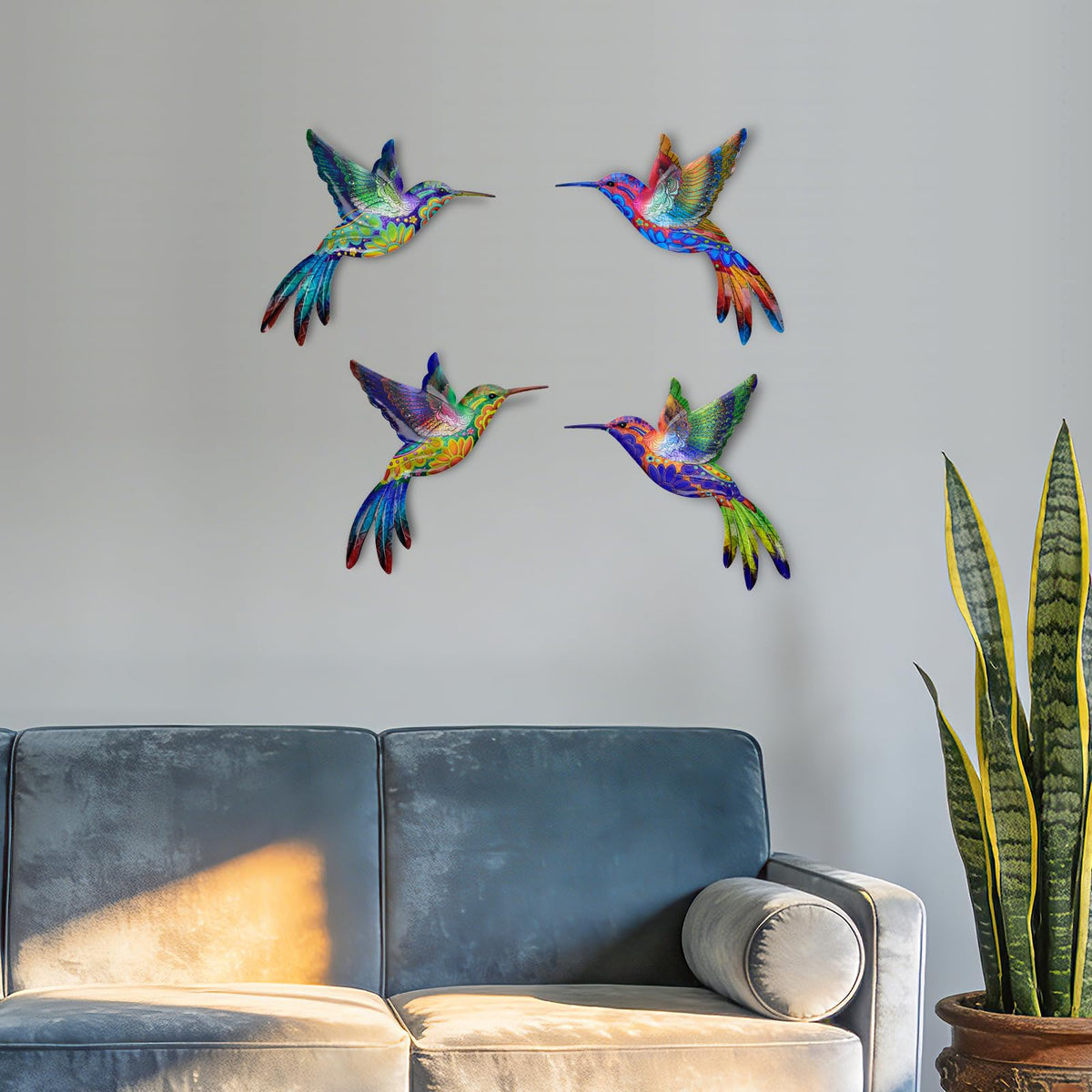 Zoihet four hummingbirds gift set for nature lovers and decor fans