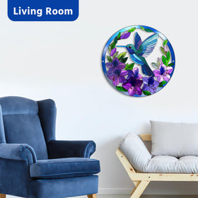 Zoihet indoor display of hummingbird wall art brightens living rooms