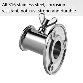 ZOMCHAIN 75-degree mount enables flexible, stable outdoor mounting.
