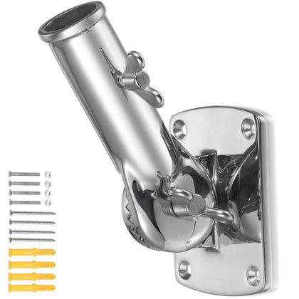 ZOMCHAIN flag pole bracket mounted on a roof for outdoor durability