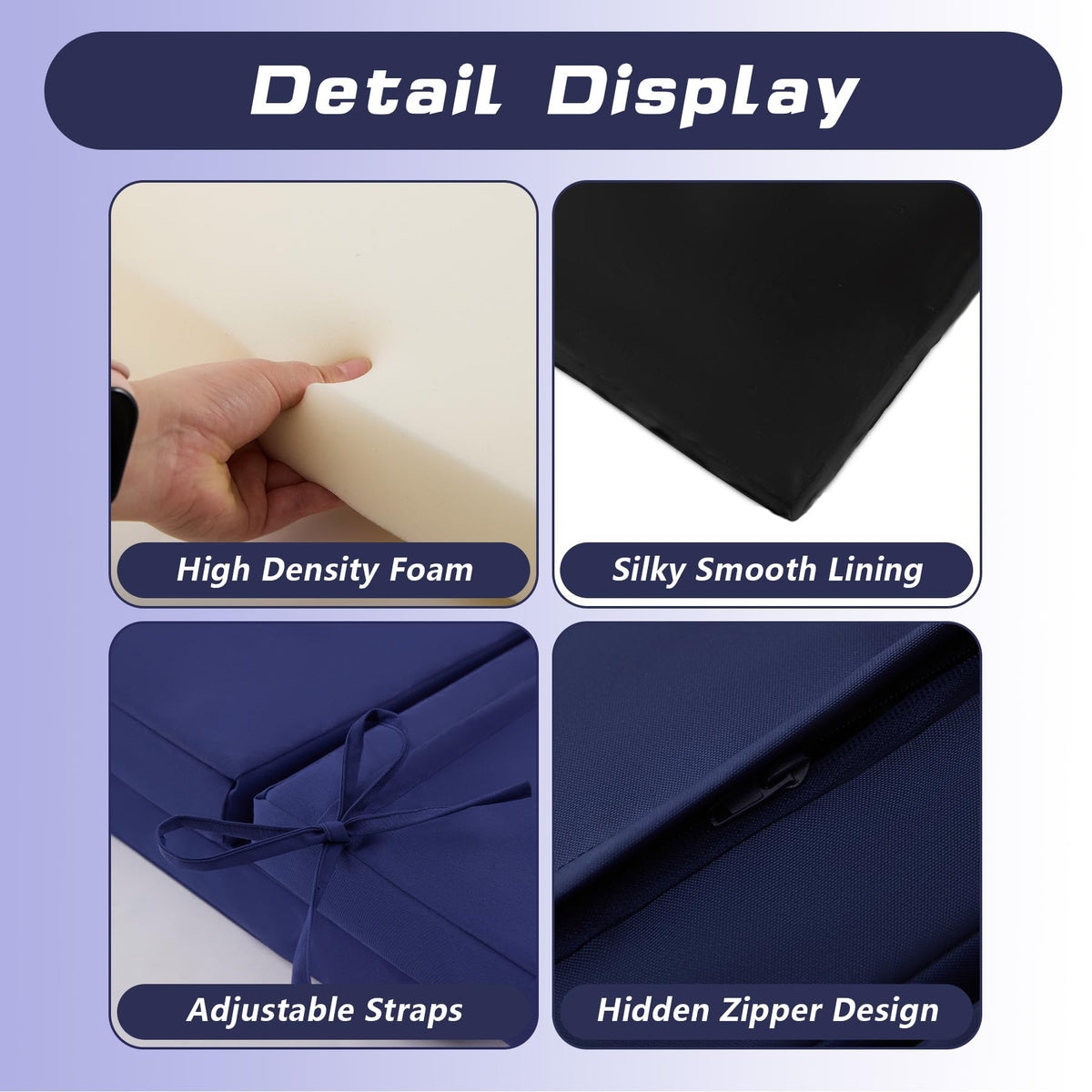 Zonamat waterproof fade-resistant fabric protects cushions outdoors