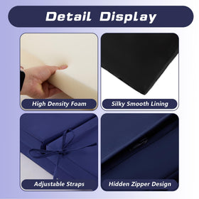 Zonamat waterproof fade-resistant fabric protects cushions outdoors
