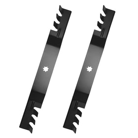 ZONEWO Gator Mulching Blade close-up edge for precise, durable cuts.