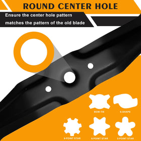 ZONEWO mulching blades kit 72531-72511 fits 21-inch Honda HRX deck for replacements.