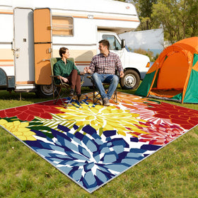ZonLi 6x9ft rug creates cozy seating on decks and balconies